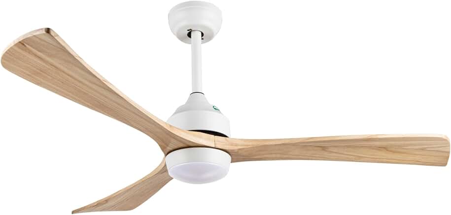 Ceiling Fan with Remote Control, Reversible Motor, Outdoor and Indoor Use for Bedroom