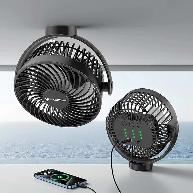 Magnetic Ceiling Fan with Advanced Battery Technology and Remote Control